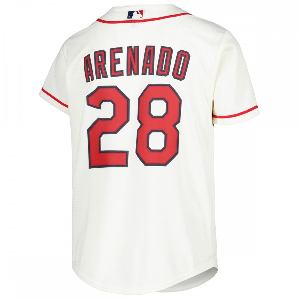 Nolan Arenado St. Louis Cardinals Nike Youth Alternate Replica Player Jersey - Cream-League Wear Hub