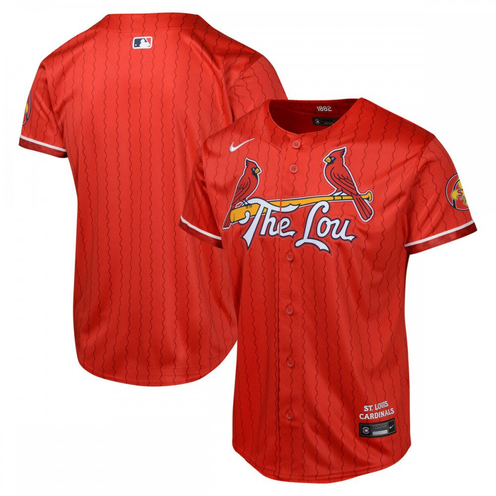 St. Louis Cardinals Nike Youth 2024 City Connect Limited Jersey - Red-League Wear Hub