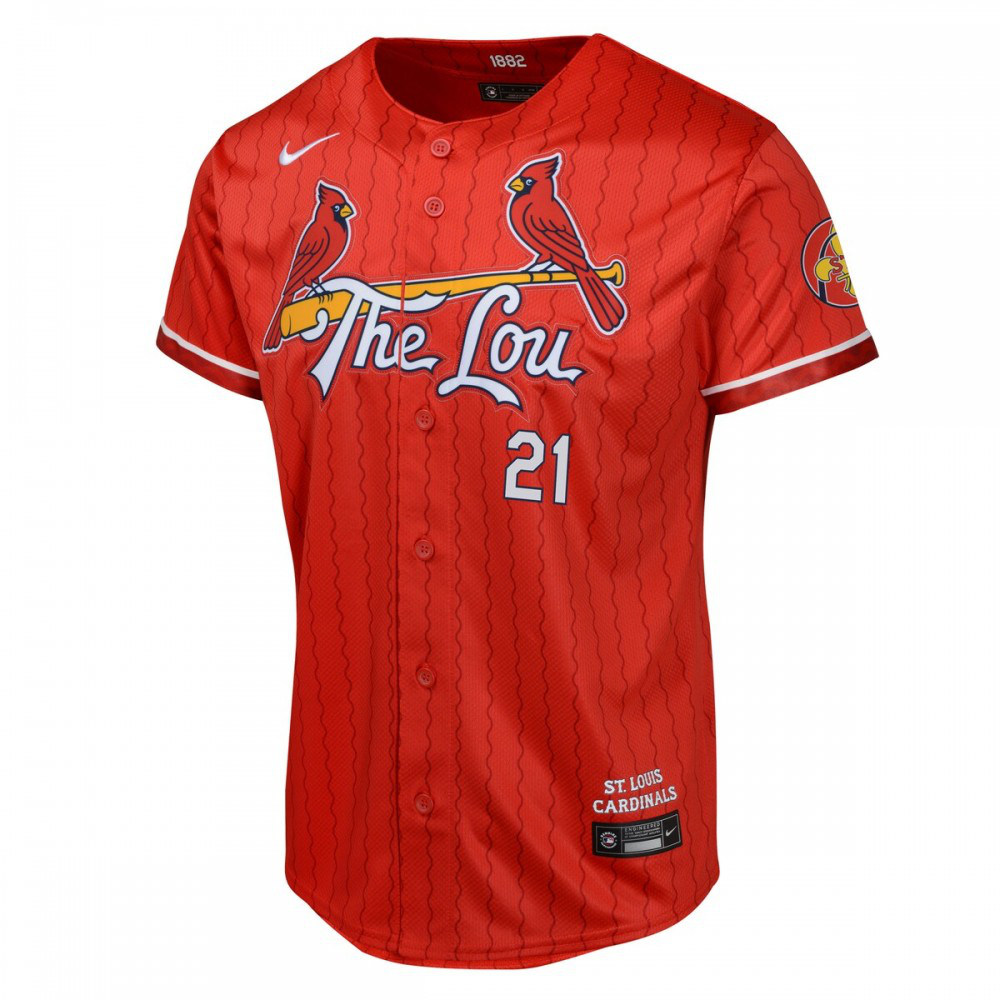 Lars Nootbaar St. Louis Cardinals Nike Youth 2024 City Connect Limited Player Jersey - Red-League Wear Hub