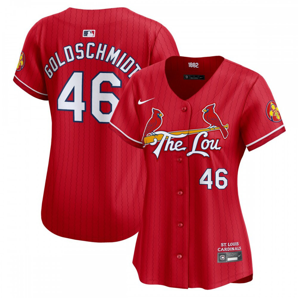Paul Goldschmidt St. Louis Cardinals Nike Women's 2024 City Connect Limited Player Jersey - Red-League Wear Hub