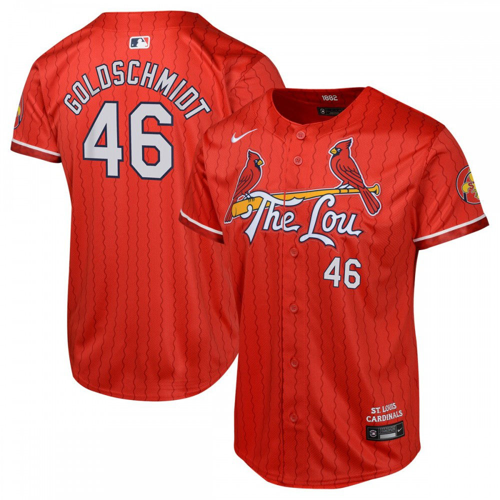 Paul Goldschmidt St. Louis Cardinals Nike Youth 2024 City Connect Limited Player Jersey - Red-League Wear Hub