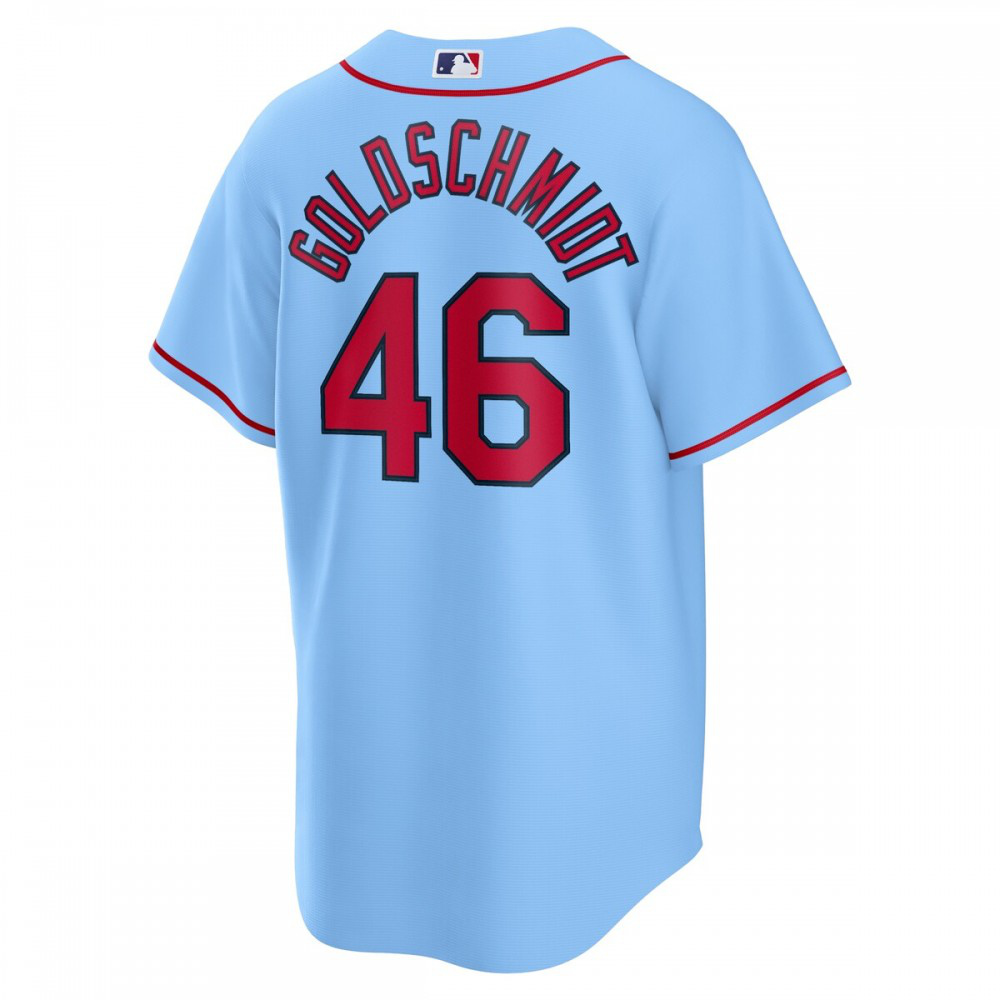 Paul Goldschmidt St. Louis Cardinals Nike Alternate Replica Player Name Jersey - Light Blue-League Wear Hub