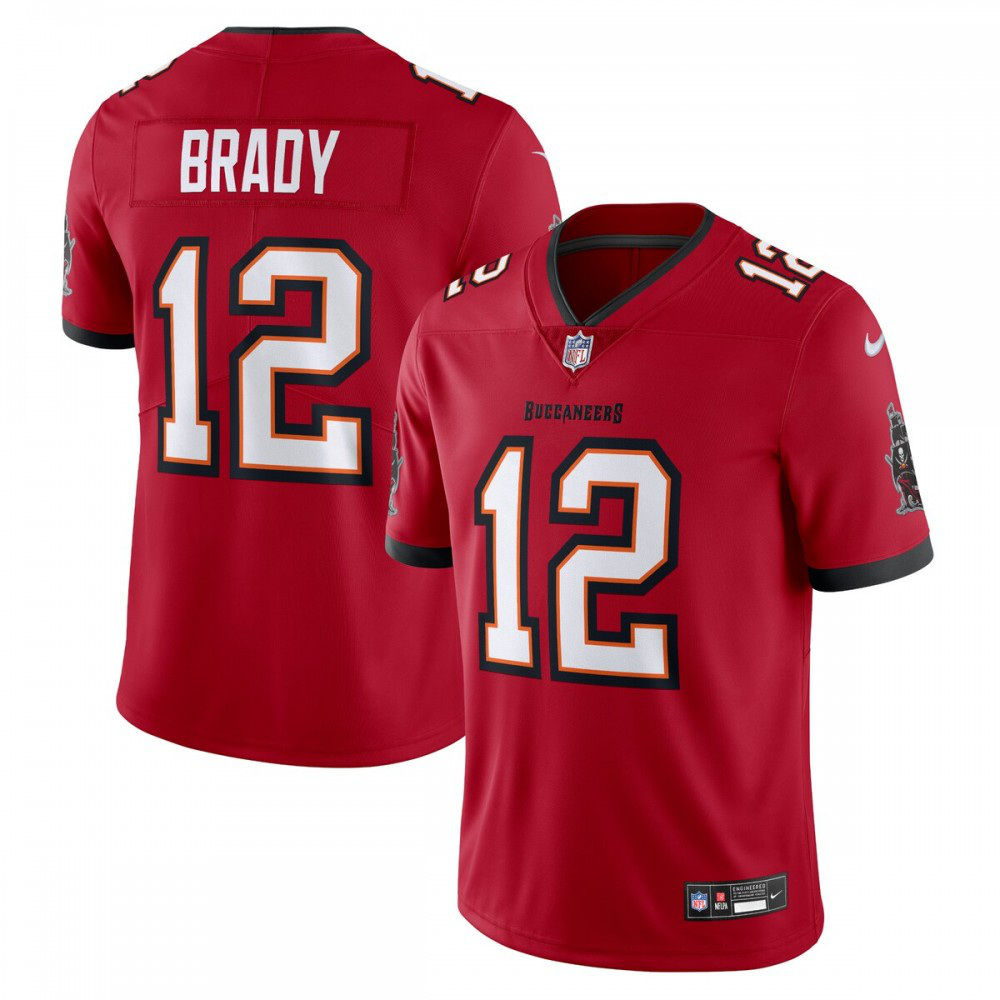 Tom Brady Tampa Bay Buccaneers Nike Vapor Untouchable Limited Jersey - Red-League Wear Hub