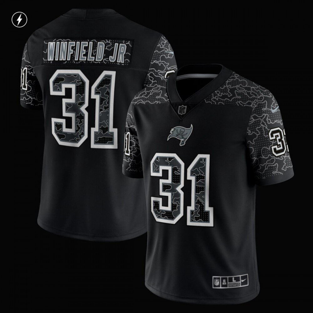 Antoine Winfield Jr. Tampa Bay Buccaneers Nike RFLCTV Limited Jersey - Black-League Wear Hub
