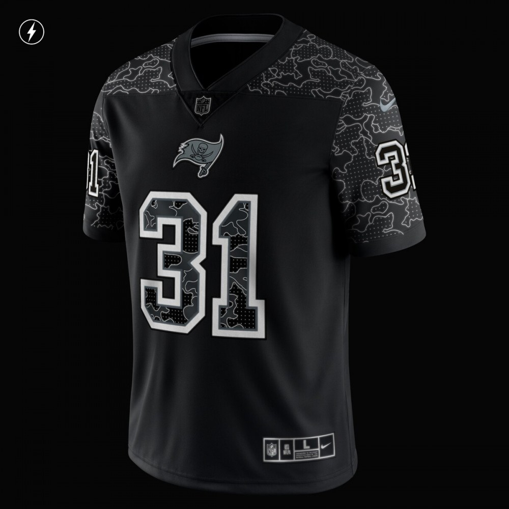 Antoine Winfield Jr. Tampa Bay Buccaneers Nike RFLCTV Limited Jersey - Black-League Wear Hub