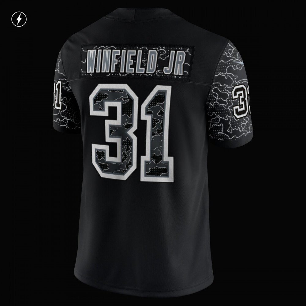 Antoine Winfield Jr. Tampa Bay Buccaneers Nike RFLCTV Limited Jersey - Black-League Wear Hub
