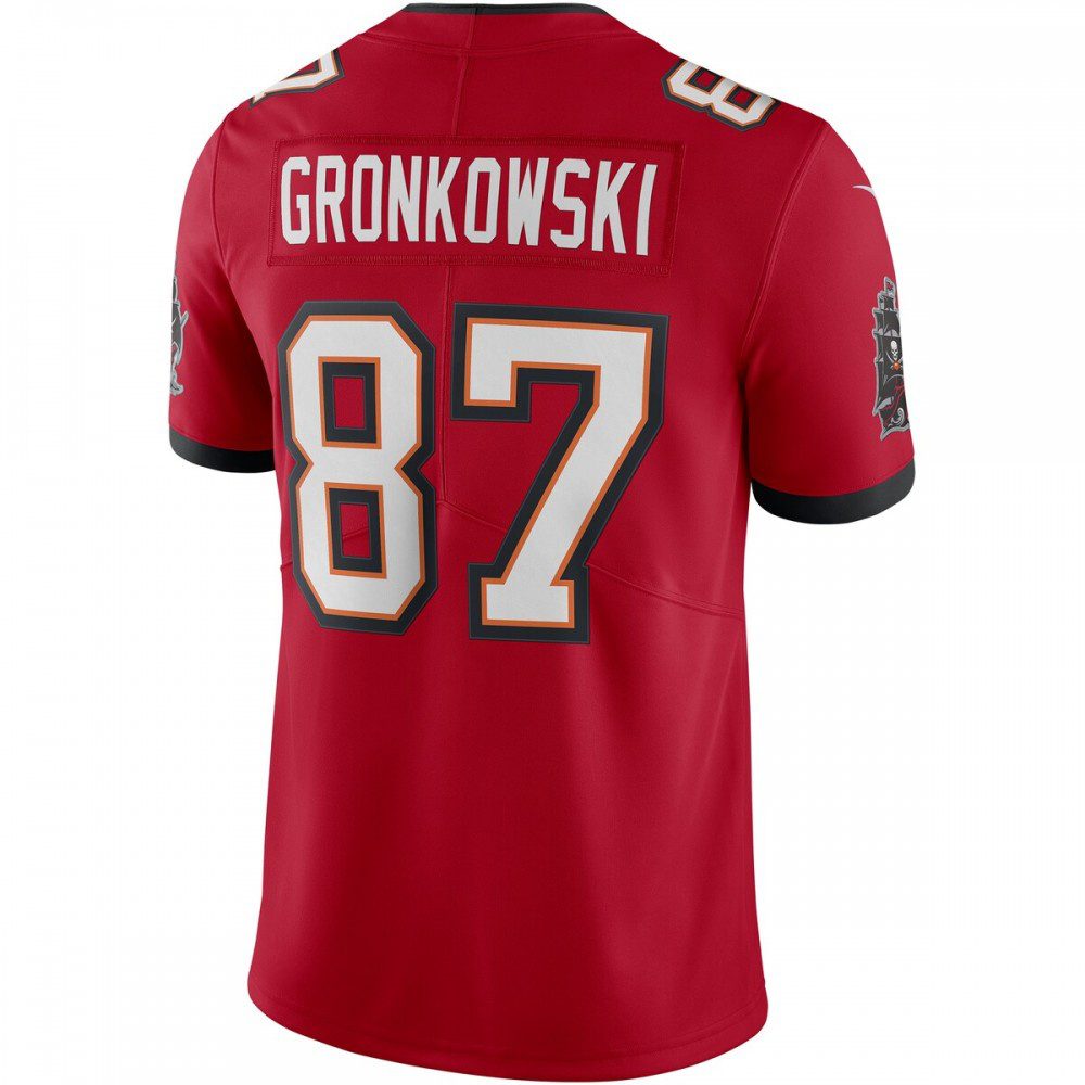 Rob Gronkowski Tampa Bay Buccaneers Nike Vapor Limited Jersey - Red-League Wear Hub