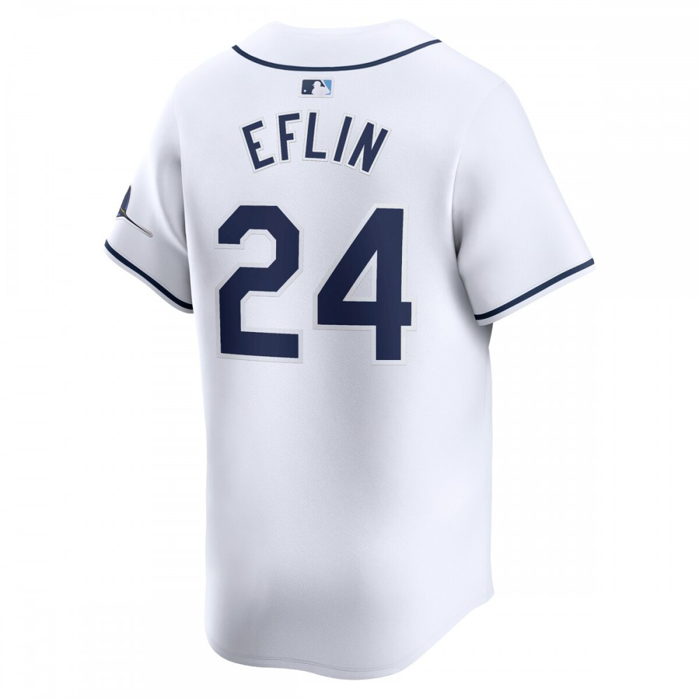 Zach Eflin Tampa Bay Rays Nike Home Limited Player Jersey - White-League Wear Hub