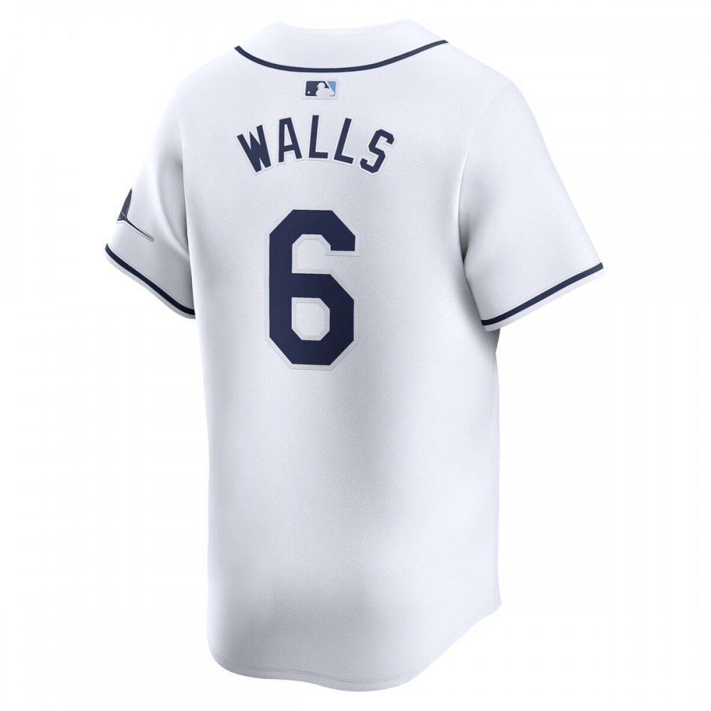 Taylor Walls Tampa Bay Rays Nike Home Limited Player Jersey - White-League Wear Hub