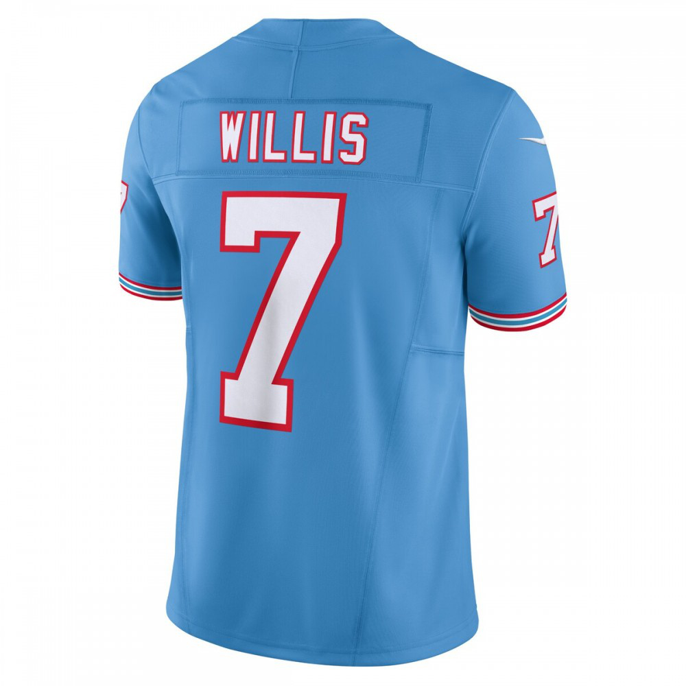 Malik Willis Tennessee Titans Nike Vapor F.U.S.E. Limited Jersey - Light Blue-League Wear Hub