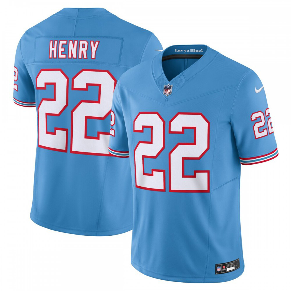 Derrick Henry Tennessee Titans Nike Vapor F.U.S.E. Limited Jersey - Light Blue-League Wear Hub