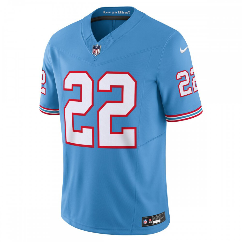 Derrick Henry Tennessee Titans Nike Vapor F.U.S.E. Limited Jersey - Light Blue-League Wear Hub