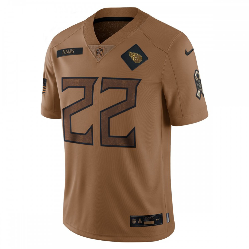 Derrick Henry Tennessee Titans Nike 2023 Salute To Service Limited Jersey - Brown-League Wear Hub