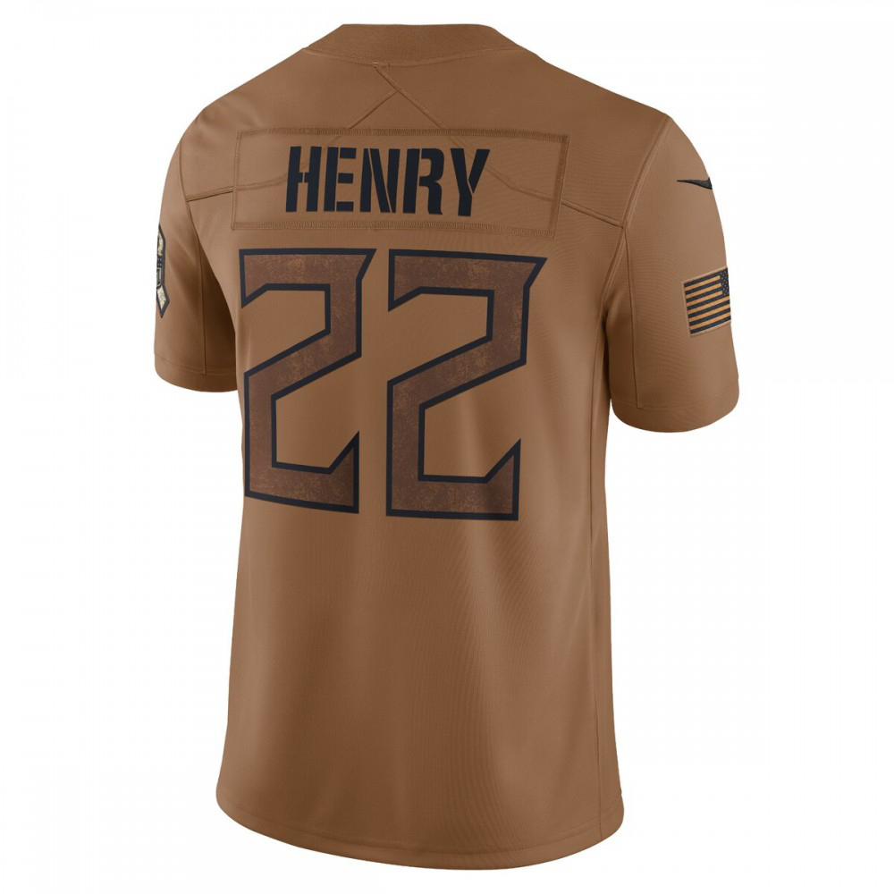 Derrick Henry Tennessee Titans Nike 2023 Salute To Service Limited Jersey - Brown-League Wear Hub