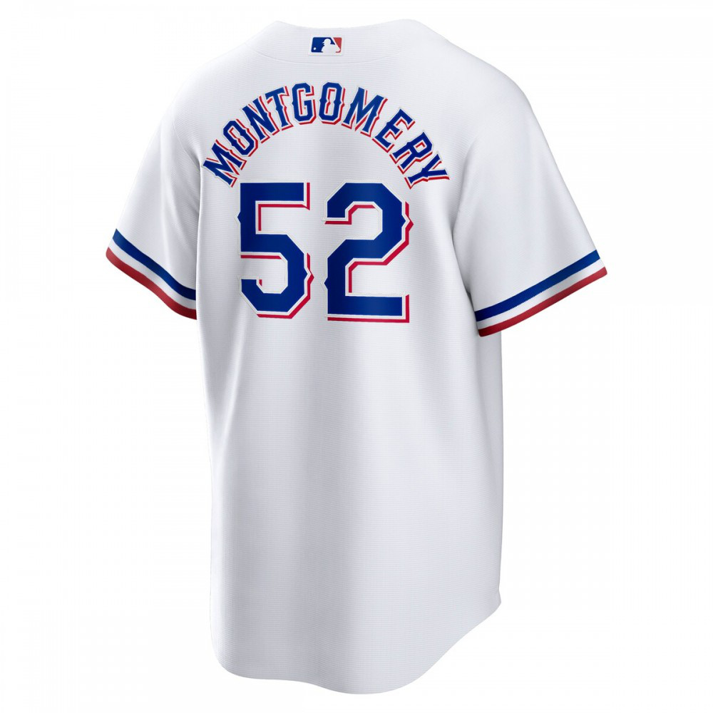 Jordan Montgomery Texas Rangers Nike Home Replica Player Jersey - White-League Wear Hub