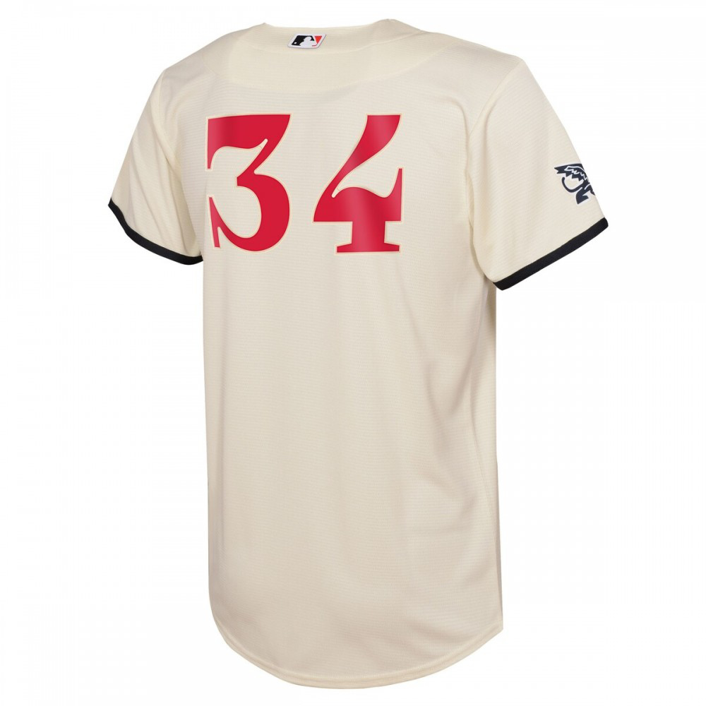 Nolan Ryan Texas Rangers Nike Youth 2023 City Connect Replica Player Jersey - Cream-League Wear Hub