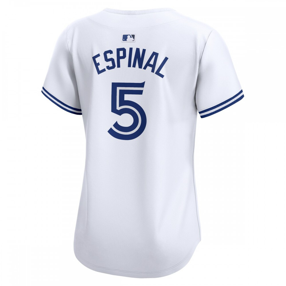 Santiago Espinal Toronto Blue Jays Nike Women's Home Limited Player Jersey - White-League Wear Hub