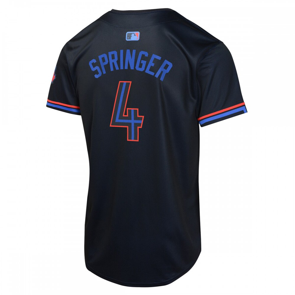 George Springer Toronto Blue Jays Nike Youth 2024 City Connect Limited Player Jersey - Navy-League Wear Hub