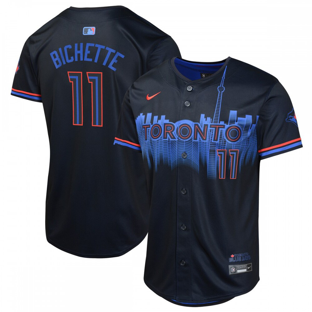 Bo Bichette Toronto Blue Jays Nike Youth 2024 City Connect Limited Player Jersey - Navy-League Wear Hub