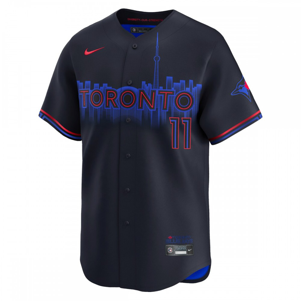 Bo Bichette Toronto Blue Jays Nike 2024 City Connect Limited Player Jersey - Black-League Wear Hub