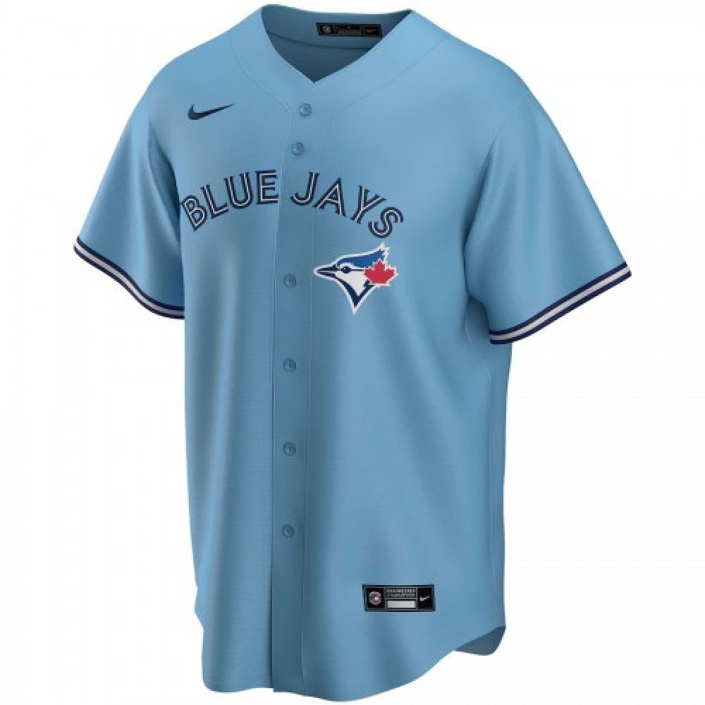 Men's Toronto Blue Jays Lourdes Gurriel Jr. #13 Nike Light Blue Alternate 2020 Jersey-League Wear Hub