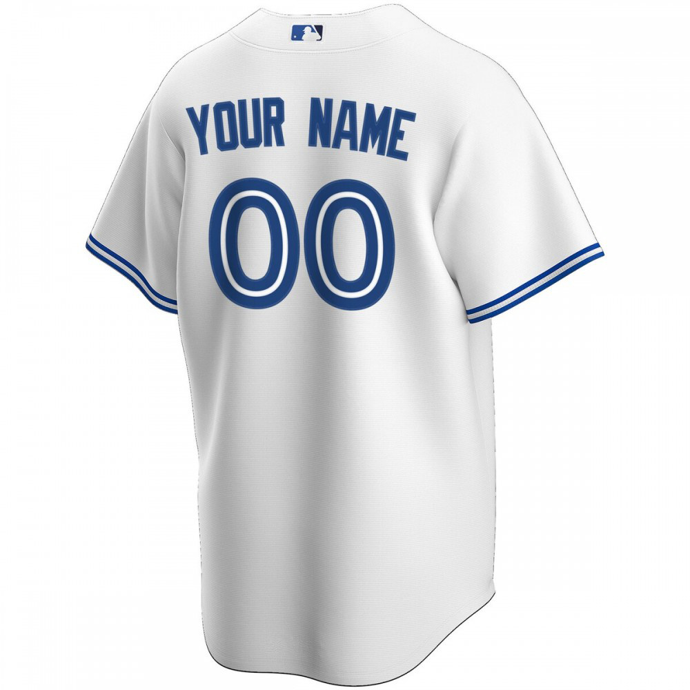 Toronto Blue Jays Nike Youth Home Replica Custom Jersey - White-League Wear Hub