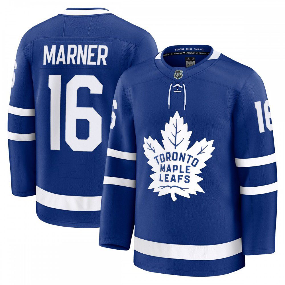Mitch Marner Toronto Maple Leafs Home Premium Jersey - Blue-League Wear Hub