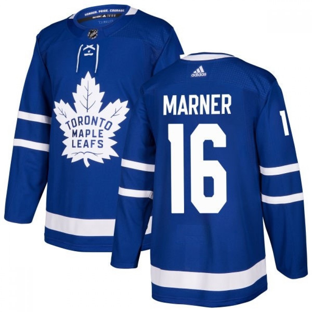 Men's Toronto Maple Leafs Mitch Marner #16 adidas Blue Authentic Player Jersey-League Wear Hub