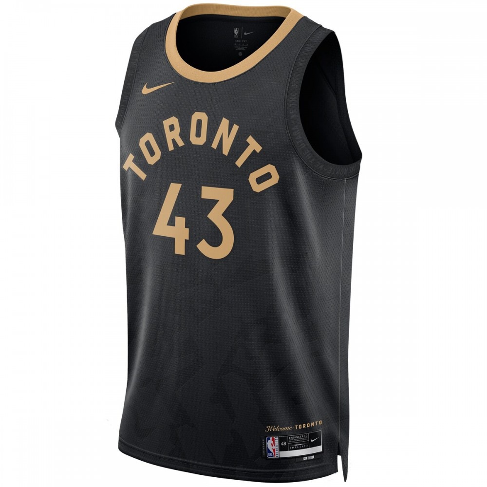 Pascal Siakam Toronto Raptors Nike Unisex 22/23 Swingman Jersey - City Edition - Black-League Wear Hub