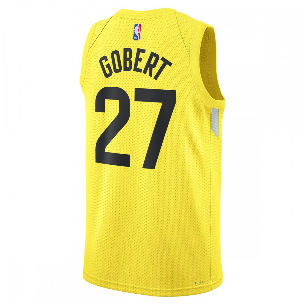 Rudy Gobert Utah Jazz Nike Unisex 22/23 Swingman Jersey - Icon Edition - Gold-League Wear Hub