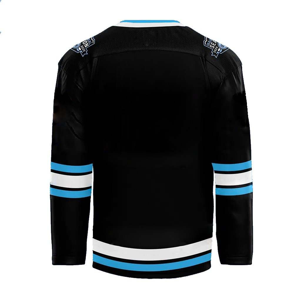 Utah Hockey Club 2024 Home Blank Jersey - Black-League Wear Hub