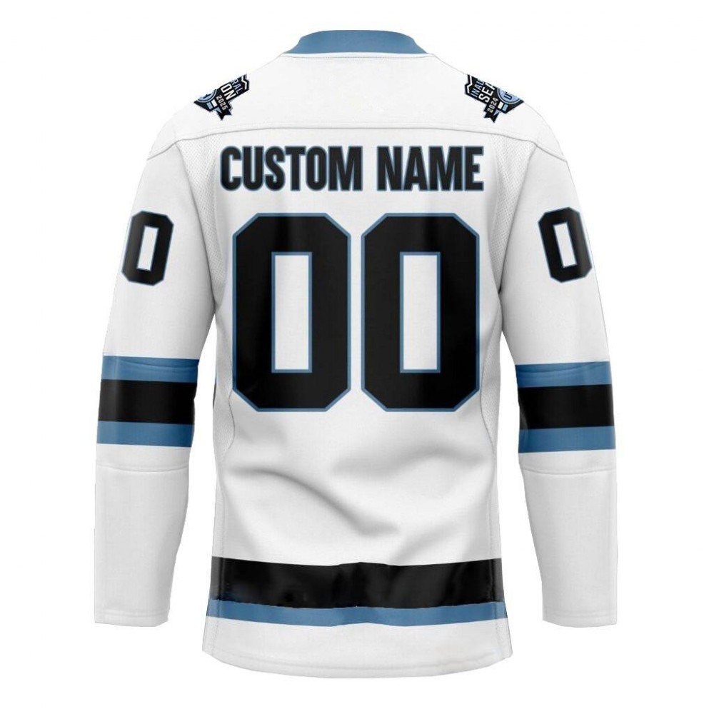 Utah Hockey Club 2024 Away Custom Jersey - White-League Wear Hub