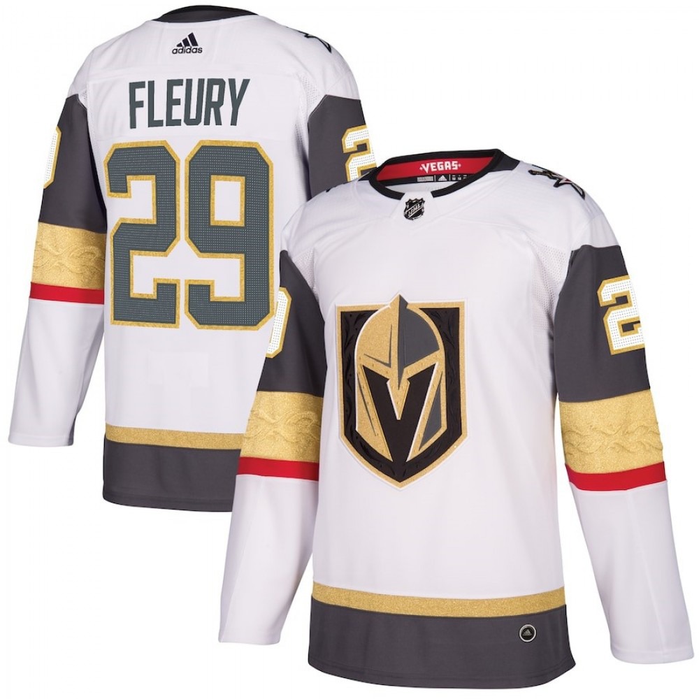 Men's Vegas Golden Knights Marc-André Fleury #29 Adidas White Authentic Player Jersey-League Wear Hub