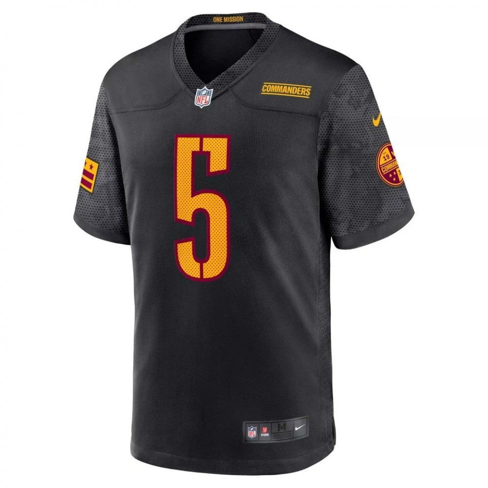 Jayden Daniels Black Washington Commanders Nike Alternate Game Player Jersey-League Wear Hub