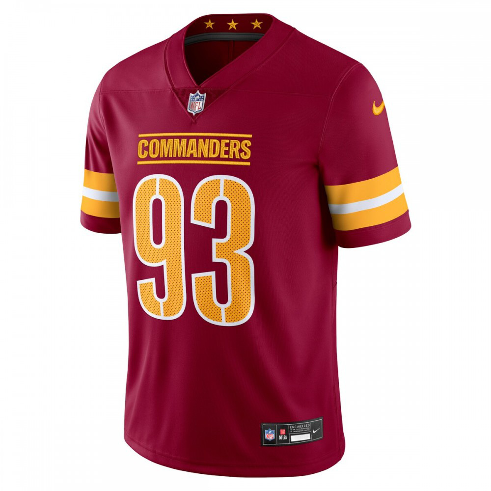 Jonathan Allen Washington Commanders Nike Vapor Untouchable Limited Jersey - Burgundy-League Wear Hub