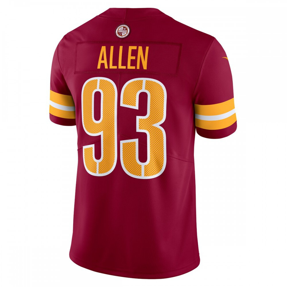 Jonathan Allen Washington Commanders Nike Vapor Untouchable Limited Jersey - Burgundy-League Wear Hub