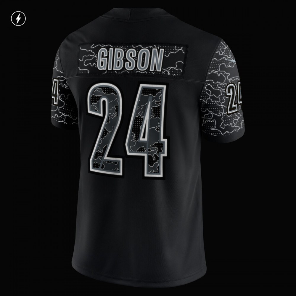 Antonio Gibson Washington Commanders Nike RFLCTV Limited Jersey - Black-League Wear Hub