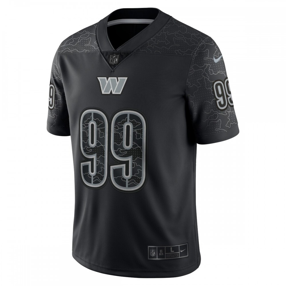 Chase Young Washington Commanders Nike RFLCTV Limited Jersey - Black-League Wear Hub