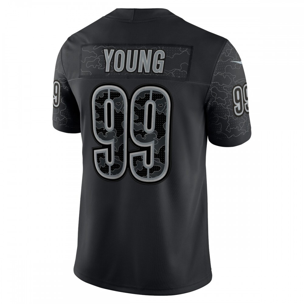 Chase Young Washington Commanders Nike RFLCTV Limited Jersey - Black-League Wear Hub