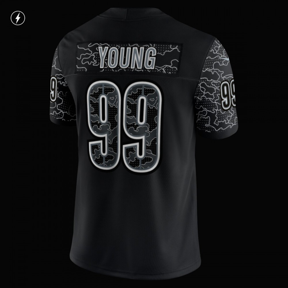 Chase Young Washington Commanders Nike RFLCTV Limited Jersey - Black-League Wear Hub