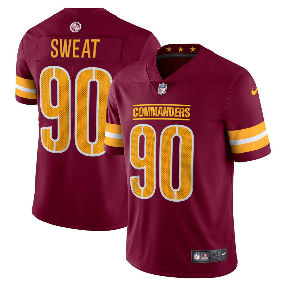 Montez Sweat Washington Commanders Nike Vapor Limited Jersey - Burgundy-League Wear Hub