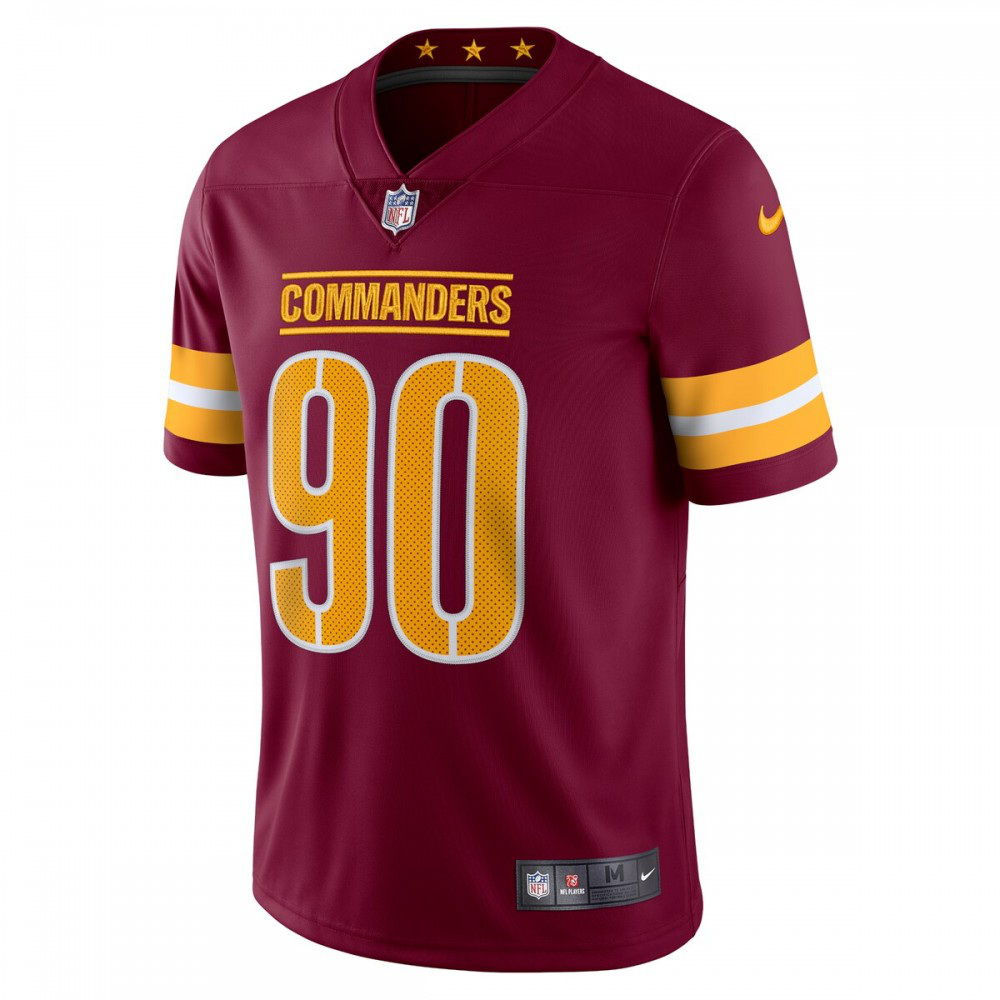 Montez Sweat Washington Commanders Nike Vapor Limited Jersey - Burgundy-League Wear Hub