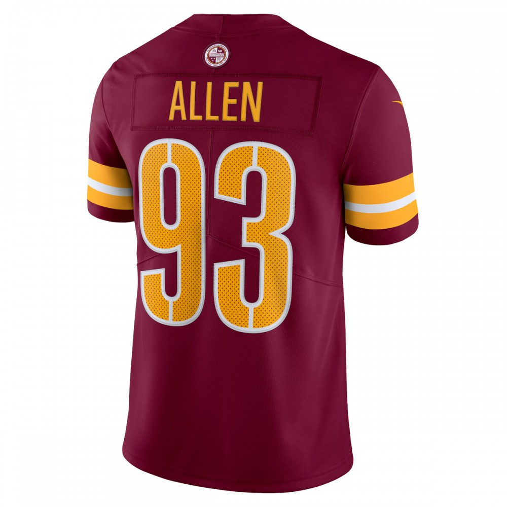 Jonathan Allen Washington Commanders Nike Vapor Limited Jersey - Burgundy-League Wear Hub