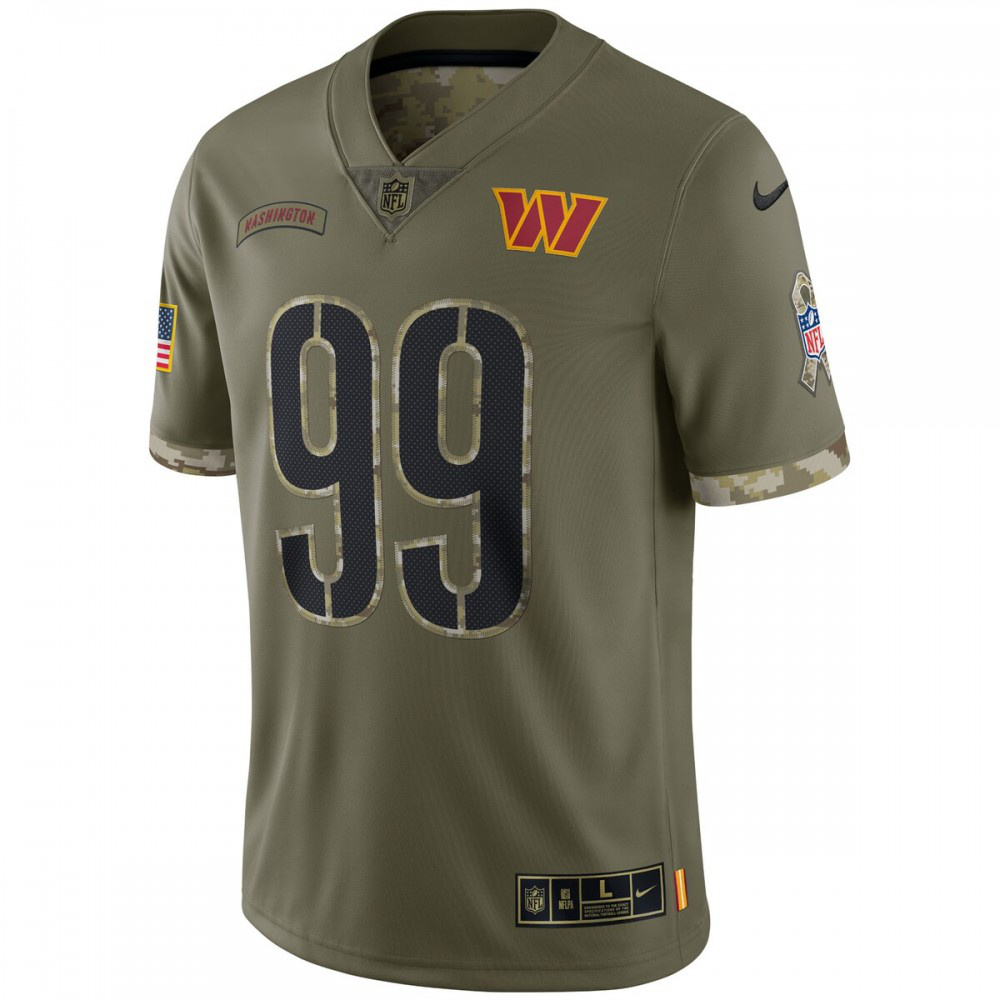 Chase Young Washington Commanders Nike 2022 Salute To Service Limited Jersey - Olive-League Wear Hub