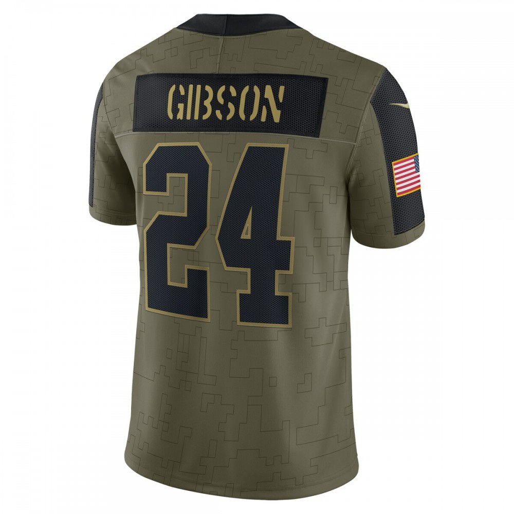 Antonio Gibson Washington Football Team Nike 2021 Salute To Service Limited Player Jersey - Olive-League Wear Hub