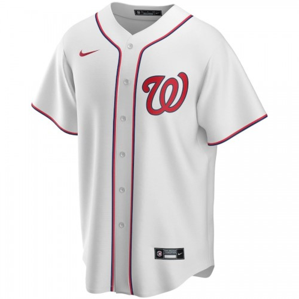 Men's Washington Nationals Max Scherzer #31 Nike White Home 2020 Replic Jersey-League Wear Hub