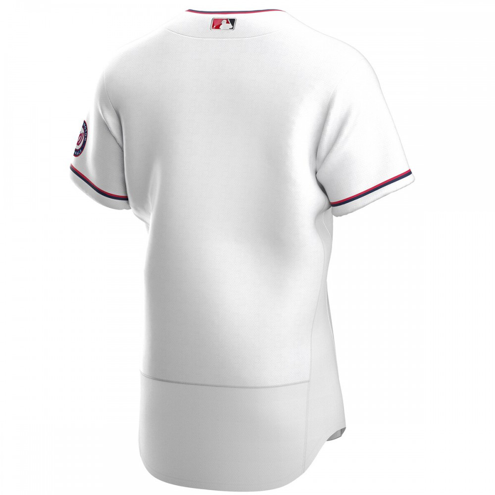 Washington Nationals Nike Alternate Authentic Team Jersey - White-League Wear Hub