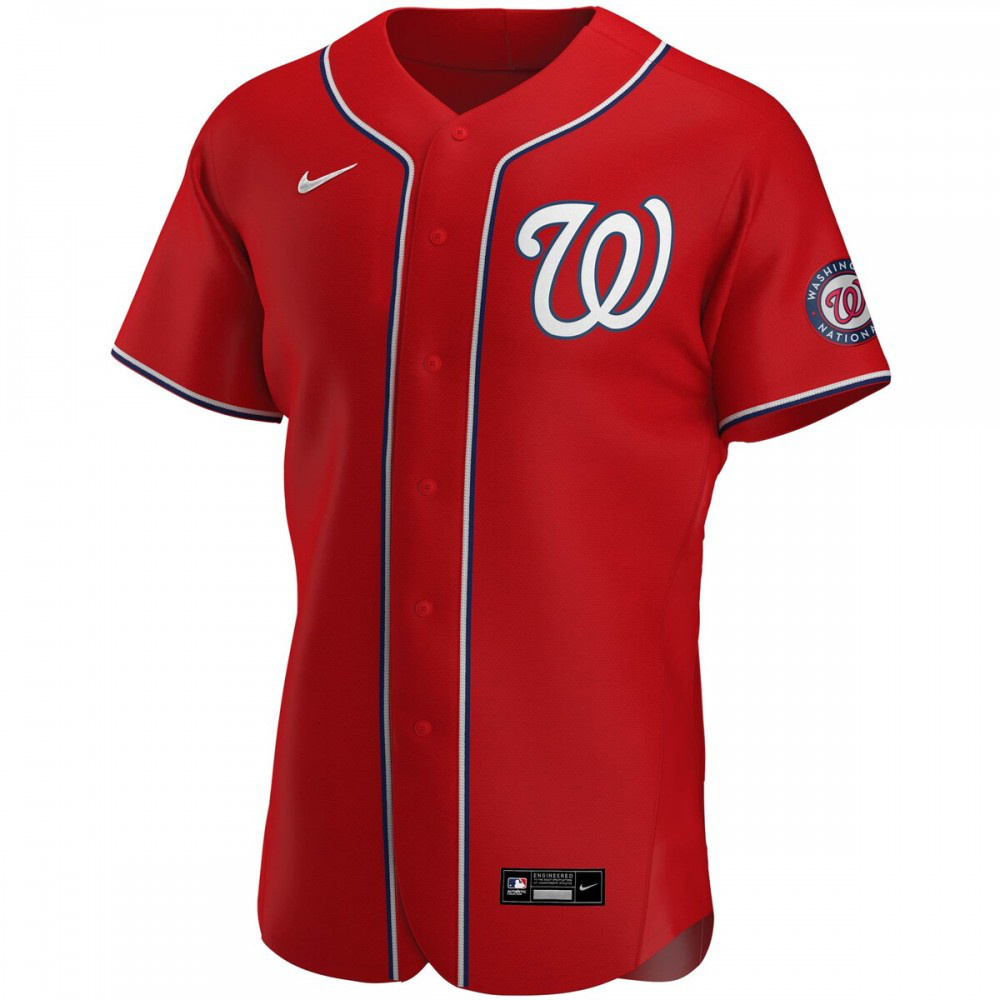 Washington Nationals Nike Alternate Authentic Team Jersey - Red-League Wear Hub