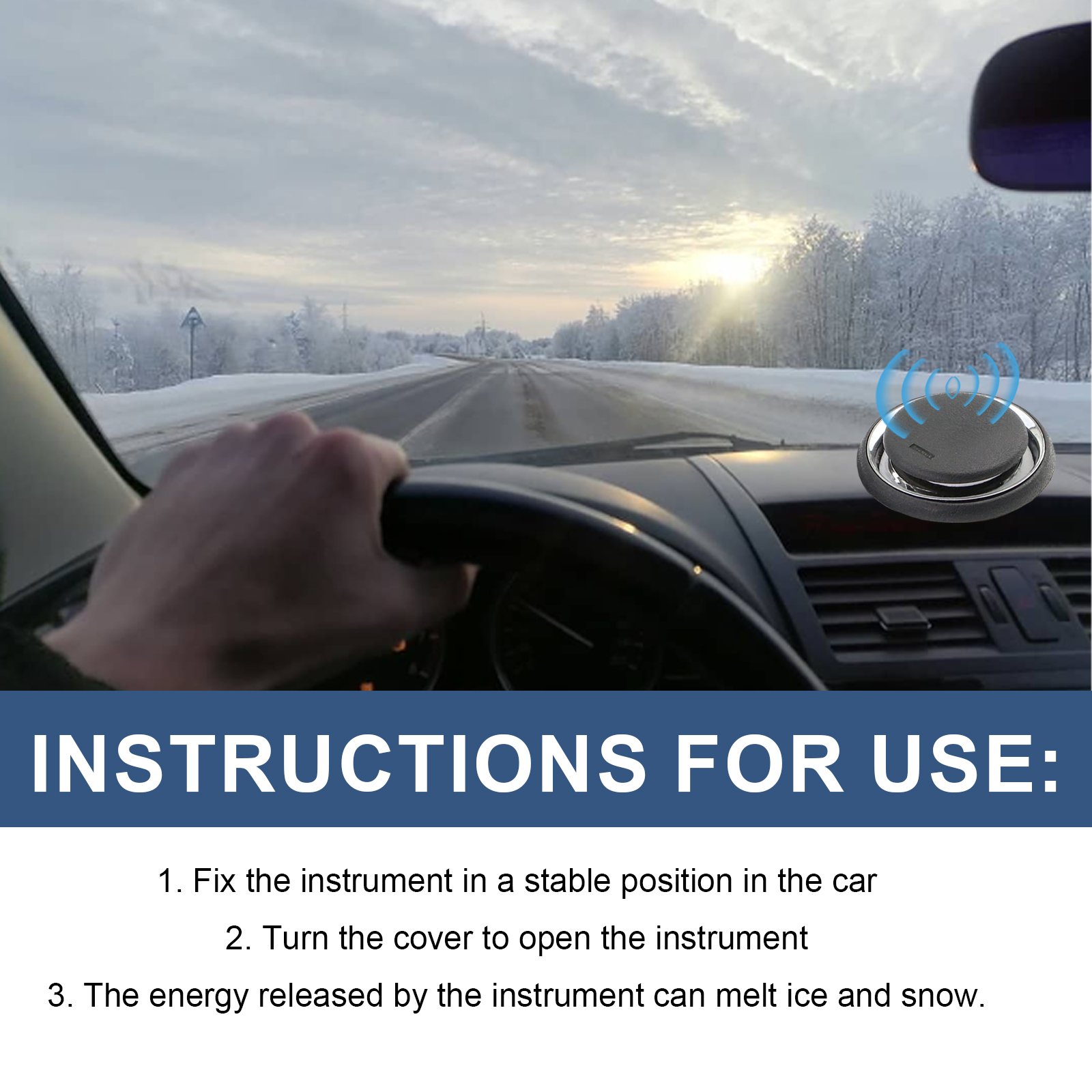 Portable Snow Removal Tool – Convenient Winter Snow Clearing Equipment for Driveways, Walkways & Cars
