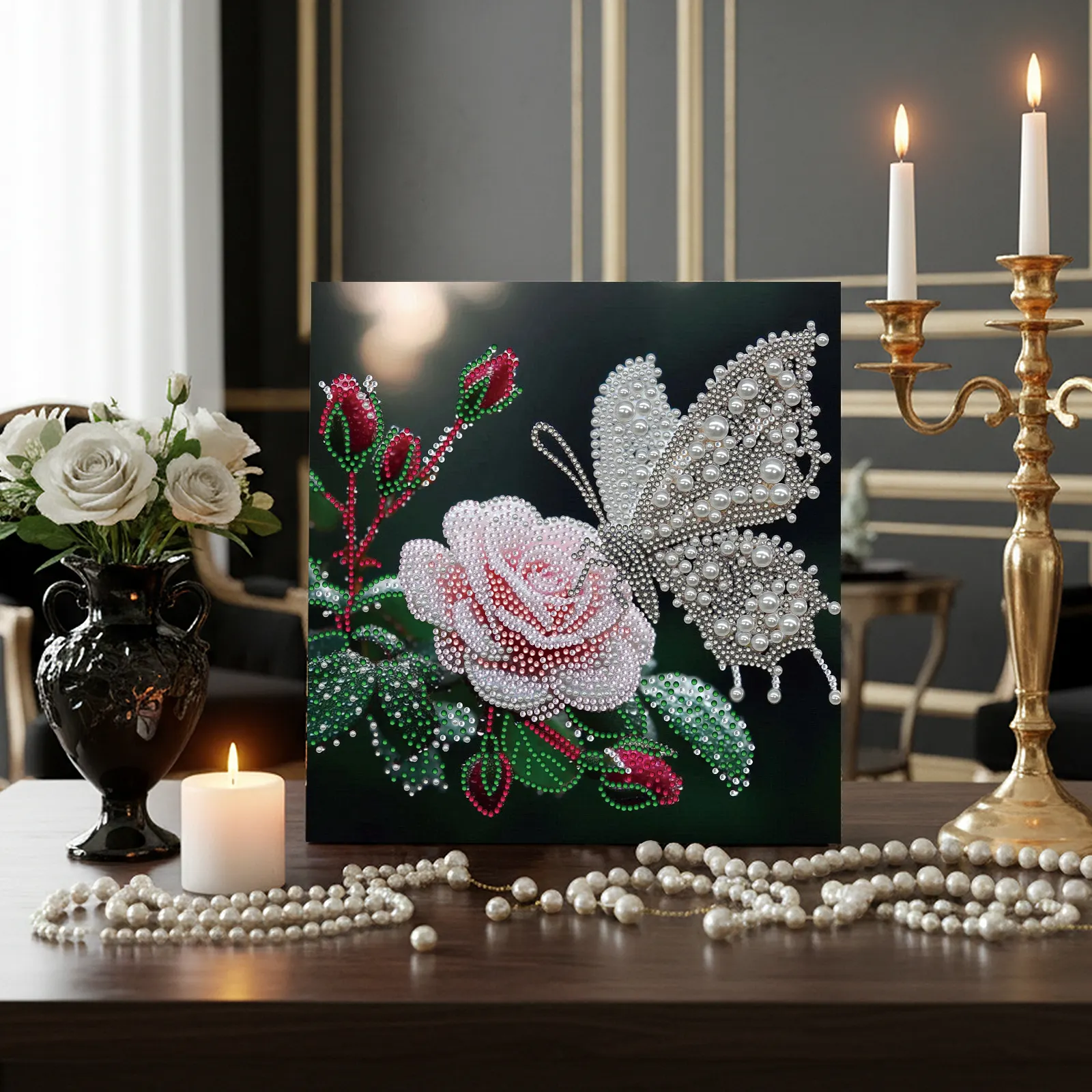 🔥 Final Day Sale:🦋Framed Butterfly - Pearls Painting Kit